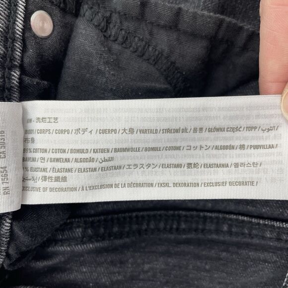 Abercrombie Fitch 26 2R The Ankle Straight Ultra High Rise Jeans Distressed - Picture 11 of 16